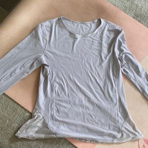lululemon long sleeve lavender athletic top